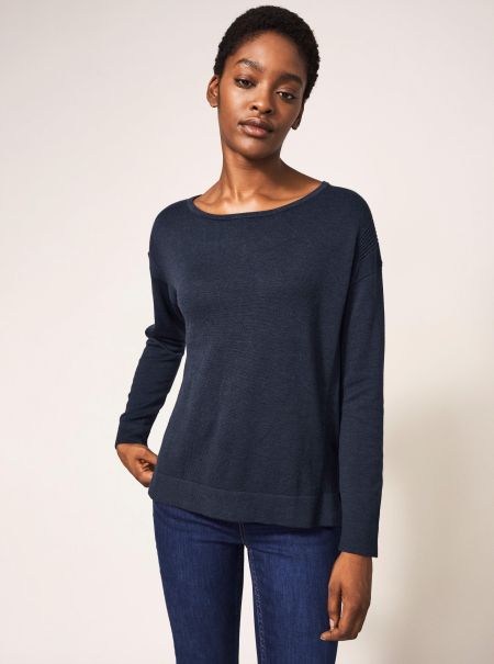 White Stuff Olivia Jumper In French Navy Jumpers And Cardigans Women