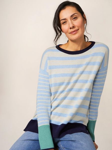 Jumpers And Cardigans White Stuff Olive Jumper In Blue Multi Women