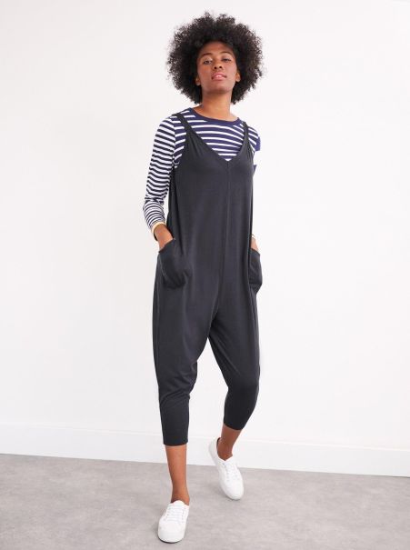Women Jumpsuits White Stuff Selina Jersey Jumpsuit In Charcoal Grey